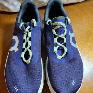 ON cloudmonster acai/aloe colour running shoes